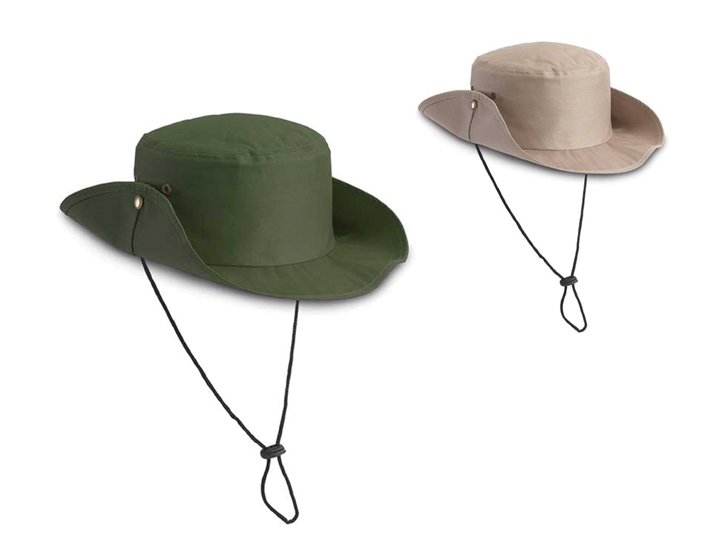 Drawstring Safari Hat